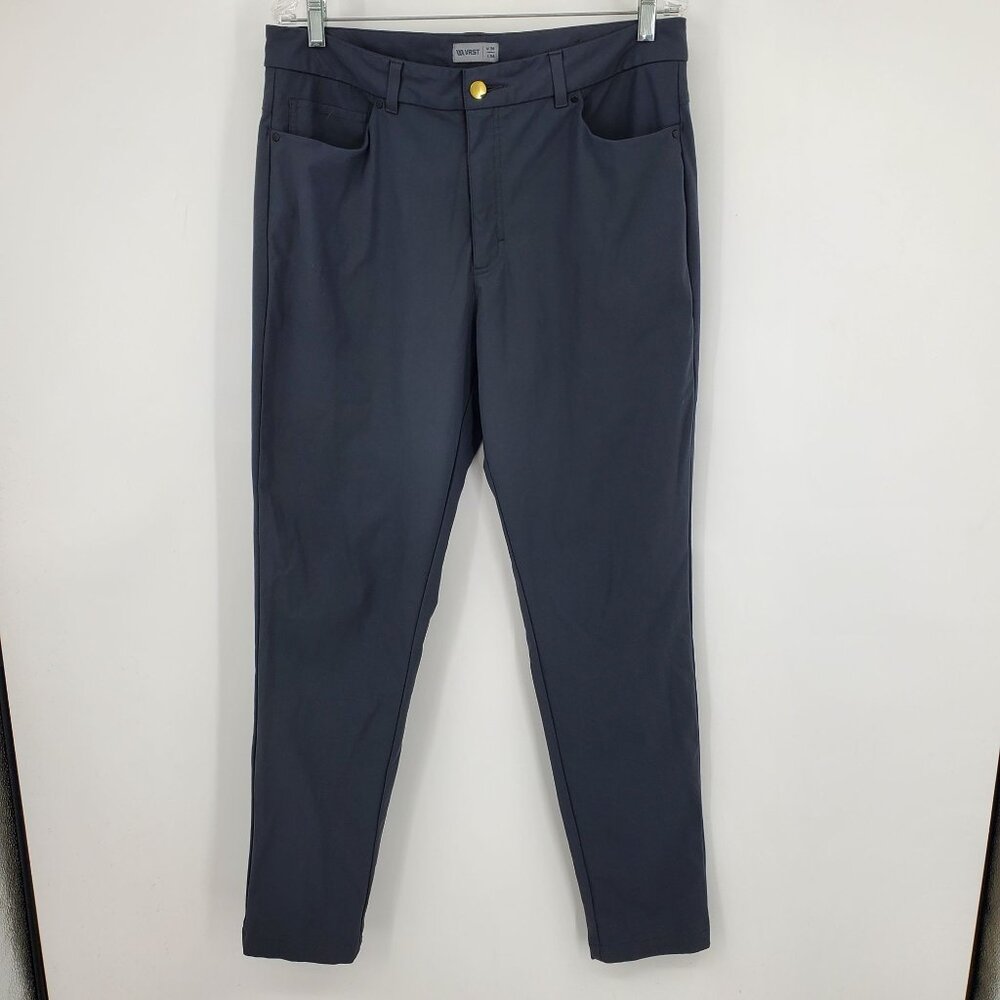 VRST Men's Grey Performance Moisture Wicking‎ Golf Casual Chino Pants Size 36x34